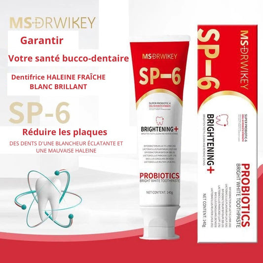 Dentifrice blanchissant probiotique Gestion de la santé bucco-dentaire(Élimine des années de taches)