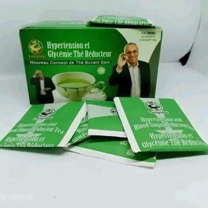 (01 Acheté=02 Offerts) Pack de 20 Thés Anti Diabète et Hypertension