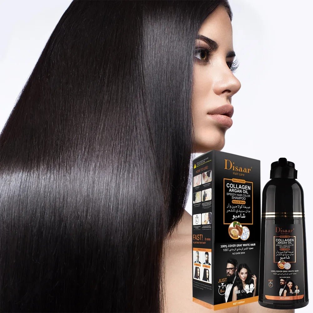 DISAAR huile d'Argan Marocaine -Eliminez les Cheveux Gris ! | Garantie Satisfait ou Remboursé